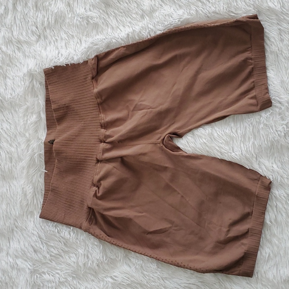Free People Good Karma Bike Shorts Moonrock